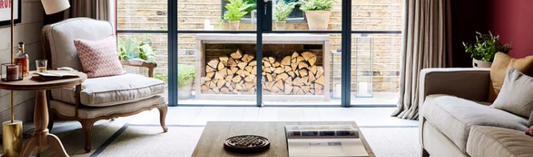 Firewood logs in Window