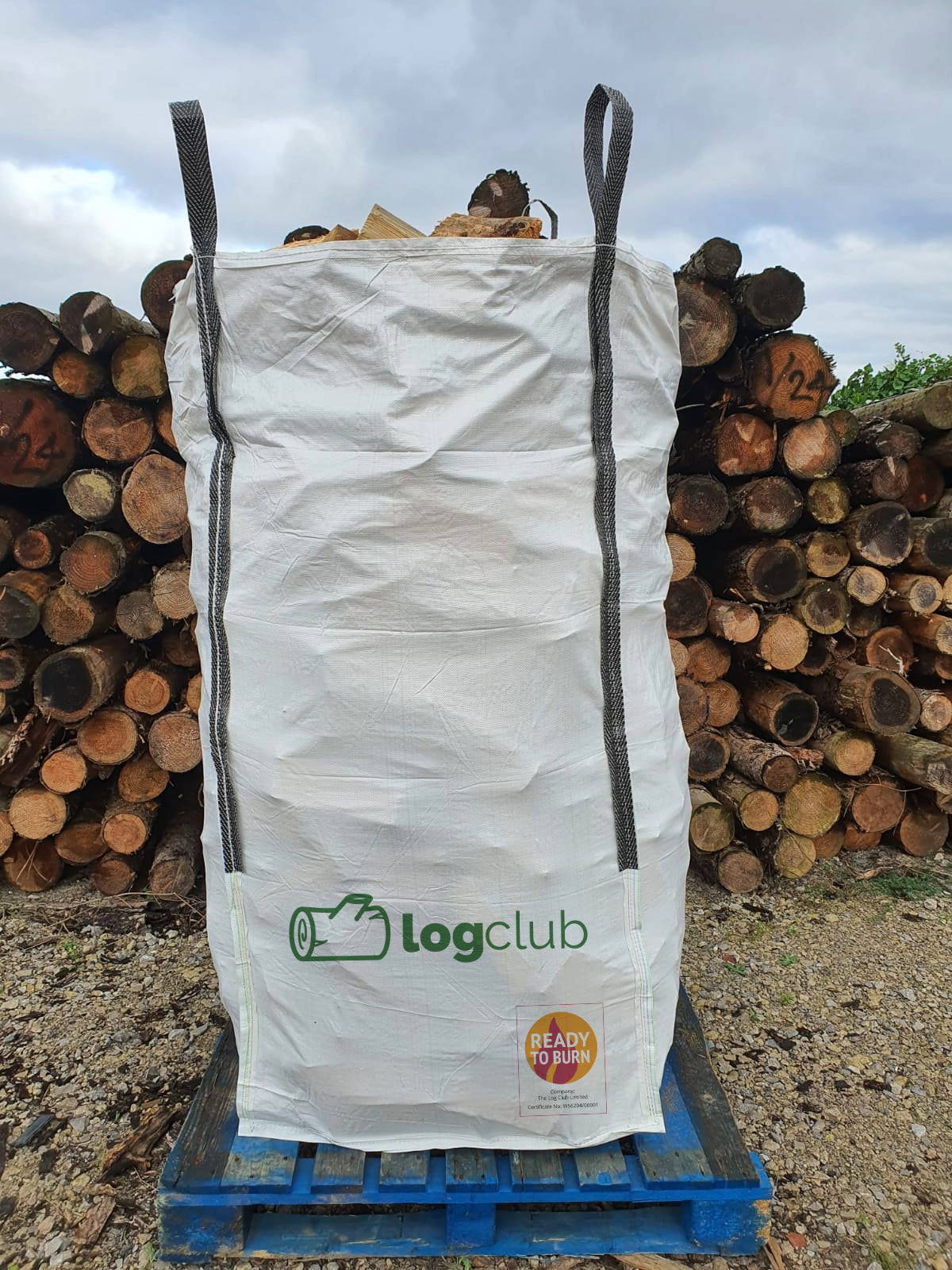 Large Log File Extra Extra Large (XXL) Bag of Kiln Dried Logs For Sale